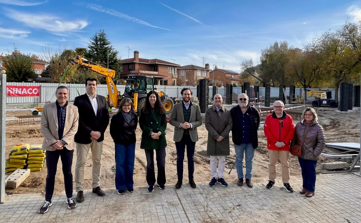 Centro Innovación Monzón durante su construcción