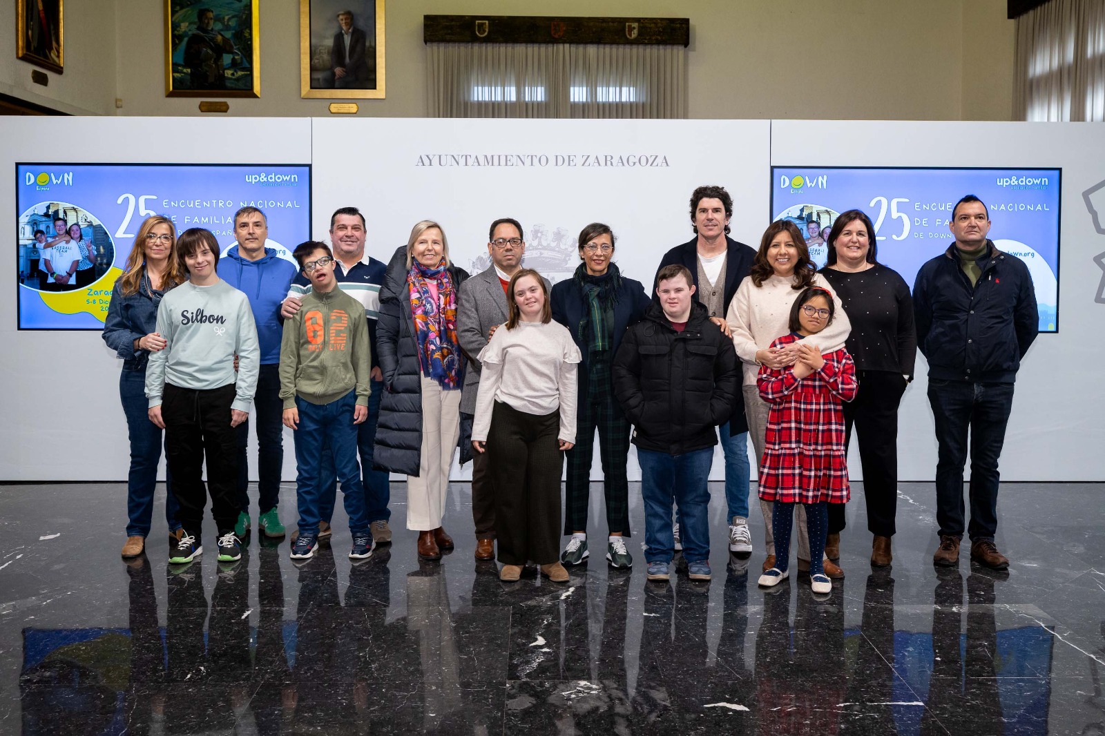 Familias durante la presentación del Encuentro Nacional de Familias Síndrome de Down