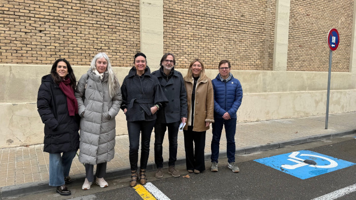 Presentación del sistema Smart Parking para plazas PMR en Huesca